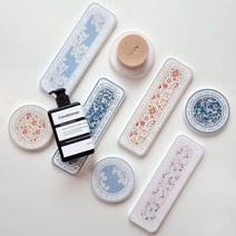 파스텔 규조토 욕실트레이 비누받침 티코스터, 롱롱-코발트, 1개
