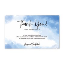 생일축하카드 팝업카드 메세지 세트100장 세트Thank You Cards 비즈니스 용품 주, 16 Q16