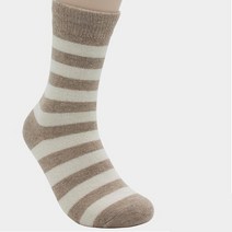 dasama 아웃도어 스트라이프 울양말 3족세트, 베이지