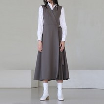 아이우먼 랩사이드플리츠원피스 TGK595M212 빅사이즈
