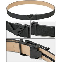 캘러웨이 벨트 C22292100 남성용 골프 V버클 세레이션 벨트 2022 프리미엄 모델, 1.블랙