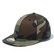 (뉴 에라) NEW ERA 캡 59FIFTY LOW PROFILE BASIC 우드랜드 카모 카모후라 위장 무늬 7