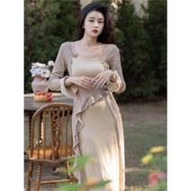 보트넥원피스 특이한 디자인 순욕풍 또 달다 맵다 경연 고퀄리티 감각 생일 촌지 슬림핏 4608595795