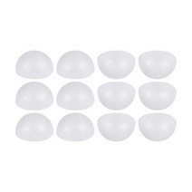 플로랄폼 폼스티로폼 하프 크래프트 폴리스티렌 크리스마스 화이트 구 공예 Diy 꽃 원형 모양 계란 반원형, 05 Size 7