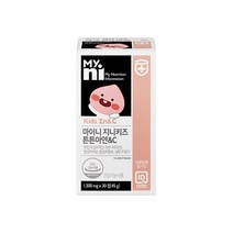 마이니 지니키즈 튼튼아연 비타민c 돌 아기 아연 초등학생 주니어 성장기 어린이 영양제 유아 키즈 비타민 영국산비타민c 독일산아연 딸기맛 30정, 3