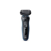 브라운(Braun) 50-B1000S(블루) 밀착 시리즈 5 충전식 면도기 3장 블레이드