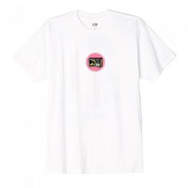 오베이 163081755 브로드캐스트 반팔티 WHT