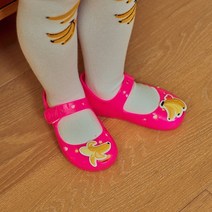 스토 바나나 젤리슈즈 hot pink