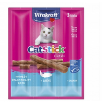 고양이 간식 비타크래프트 캣스틱 연어 3p, 1팩
