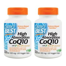 닥터스베스트 하이 앱솔션 CoQ10 100mg 베지 캡, 120개입, 2개