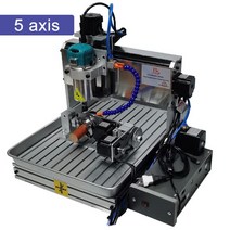 나무 라우터 CNC 6040 1500W 4 축 3040 금속 조각 드릴링 기계 5 축 3020 PCB 밀링 조각 기계 물 탱크, 21.5 axis machine  300x600x100, 1개