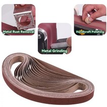 전동사포 원형샌딩기 1pc 915x5 0/915x100 샌딩 벨트 40-800Grits 샌드페이퍼 샌더 전원 로터리 도구 액세서리 610x10 0/533x75, P60 2, 610x100mm