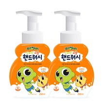 씨제이이엔엠 신비아파트 신비한 버블 핸드워시 오렌지향 250ml X 2개, 단품