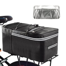 태엽체육사 자전거 뒷좌석 짐받이 가방 레인커버포함 12L, 12 L