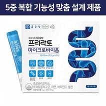 우리 가족 장 건강엔 프리락토 마이크로바이옴 5중 복합 기능성 유산균 장건강 유해균억제 유익균증식 면역기능 항산화 뼈건강 프락토올리고당 아연 비타민D 셀렌 식약처 인증, 30포 x 1개