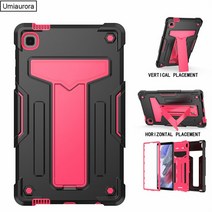 [호환] 충격 방지 전신 어린이 안전 태블릿 케이스 커버 삼성호환 갤럭시 탭 A7 라이트 SM-T220 T500 A8 10.5 SM-X200 S7 FE S8 플러스, [09] S7 FE 12.4 T730, [07] Black Rose