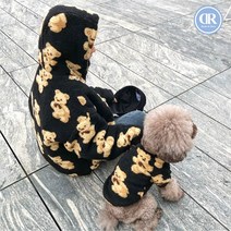 [드리미룸] 댕냥이 곰뽀글집업 보호자커플룩 6XL 강이지 곰돌이후리스 뽀글이자켓 코카스파니엘옷 골든리트리버옷 대형견 겨울옷 테디베어뽀글이 설빔 이탈리안그레이하운드옷 베들링턴테리어옷, 1. 댕냥이 집업, 아이보리