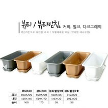 플라스틱뷰티초화박스 텃밭박스 베란다화분, 몸체박스, 화이트