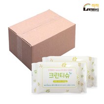 리빙싹싹 물에잘풀리는 비데물티슈 30매 100개 휴대용, 단품