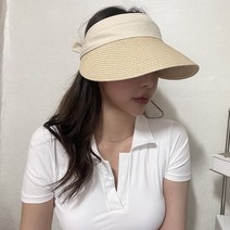 VANANA2 여성 데일리 밀짚 러블리 리본 썬캡