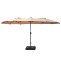 와이드 파라솔 / 옆으로 넓은 파라솔 / 대형 파라솔, 아이보리