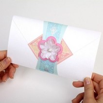 [은은아트]프리미엄 예단봉투, 핑크 꽃