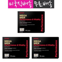 GNC 지엔시 메가맨 Mega Men Performance & Vitality Vitapak 30팩[블랙멍키즈], 3개