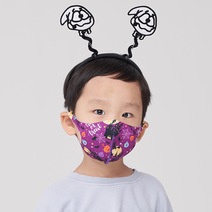 파라다이슨 할로윈 마스크 99.9% 항균구리 성인용 어린이 마스크, XS (4세 이하), 헌팅하우스 (아동용)