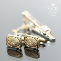 기타 KINGTIS 유니크한 넥타이핀+카우스버튼 세트