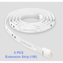 led줄조명 간판 led모듈 Yeelight RGB Lightstrip 1S 2 미터 LED 스트립 110V 220V Wifi 스마트 컨트롤 작, 한개옵션1, 07 YLOT01YL 3M