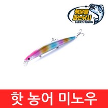 (행운을파는낚시) 핫 농어 미노우(18CM 24.5g) 하드베이트 플로팅미노우 농어 루어, 03. HOTNM-핑크(26g)
