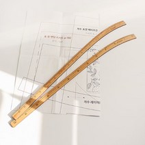 릴리패브릭 대나무곡자 나무곡자 목곡자 곡자 나마꼬(2타입), inch 목곡자