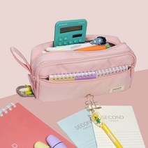 ANGOO 대용량 다용도 창구 파우치, 주식회사ANGOO 다용도창구파우치- 핑크