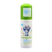 베이비가닉스 손세정제 무알콜 무향 Babyganics Hand Sanitizer Alcohol Free 1.69oz(50ml)10개, 10개, 50ml