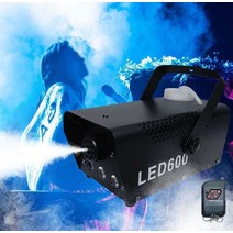 안개 발생기 스모그 기계 행사장 무대연출 미니, 리모컨 LED 파란연기기