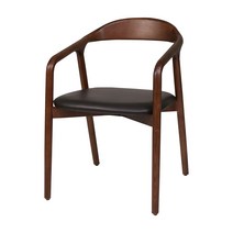 하이파 리드 원목식탁암체어 색상2, 월넛