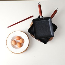 리빙패밀리 정사각 프라이팬 계란말이후라이팬 지단 프라이팬, 1개, 정사각 인덕션 가능 (특대)