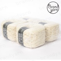 브랜드얀 엑센트1(1볼/ 4볼) 털실 뜨개실 코바늘실 대바늘실, 4볼, 1 본