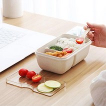 렌지사용가능한 직장인용 도시락통 차박 밀폐통 밥통, 1단 도시락 핑크