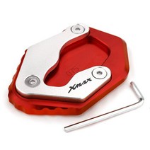 바이크 오토바이 스탠드 거치대 받침대 스쿠터 정리 리어 야마하 XMAX 사이드 확대기 주차 킥스탠드 확대 플레이트 액세서리 125 18-20 250 300, [02] Titanium