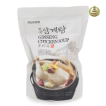 라이브잇 피코크 진국삼계탕, 888g, 6개