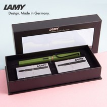 라미 만년필 사파리 오리진 실속세트 (2색상), 각인있음+선물포장, 사바나 그린, EF