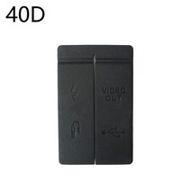 USB 고무 뚜껑 도어 USB/HDMI 호환 DC 입력/비디오 출력 고무 도어 하단 커버 10 세트 캐논 50D 40D 1100D, 02 40D
