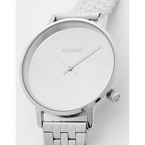 수능시계 솔라쿼츠 군입대 Komono 할로우 에스테이트 실버 시계