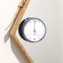 흡착식 욕실시계 화장실 방수시계 부착식, 그린