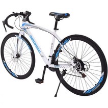 26 Inch Steel Road Bike for Adult Men Women 700C Wheel Racing Bikes Adults Mens Womens 21Speed Full, 하얀색_원 사이즈