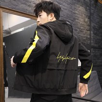 남자캐주얼코트 봄가을 계절 카고 상의 트렌드 흐름 캐쥬얼 멋진 와이드 후드티 남성마자켓 562948913