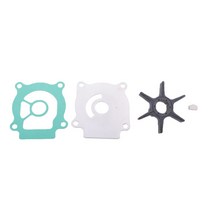 shangren 스즈키 선외기 DF 20-50HP용 17400-96353 96352용 워터 펌프 임펠러 키트, 플라스틱, 블랙