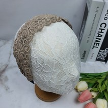 레이스 넓은 와이드 편안한 헤어밴드 여성스러운 러블리 머리띠