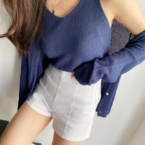 옷자락 [옷자락] 여자 가을 부클 컬러 민소매 베이직 나시 티셔츠